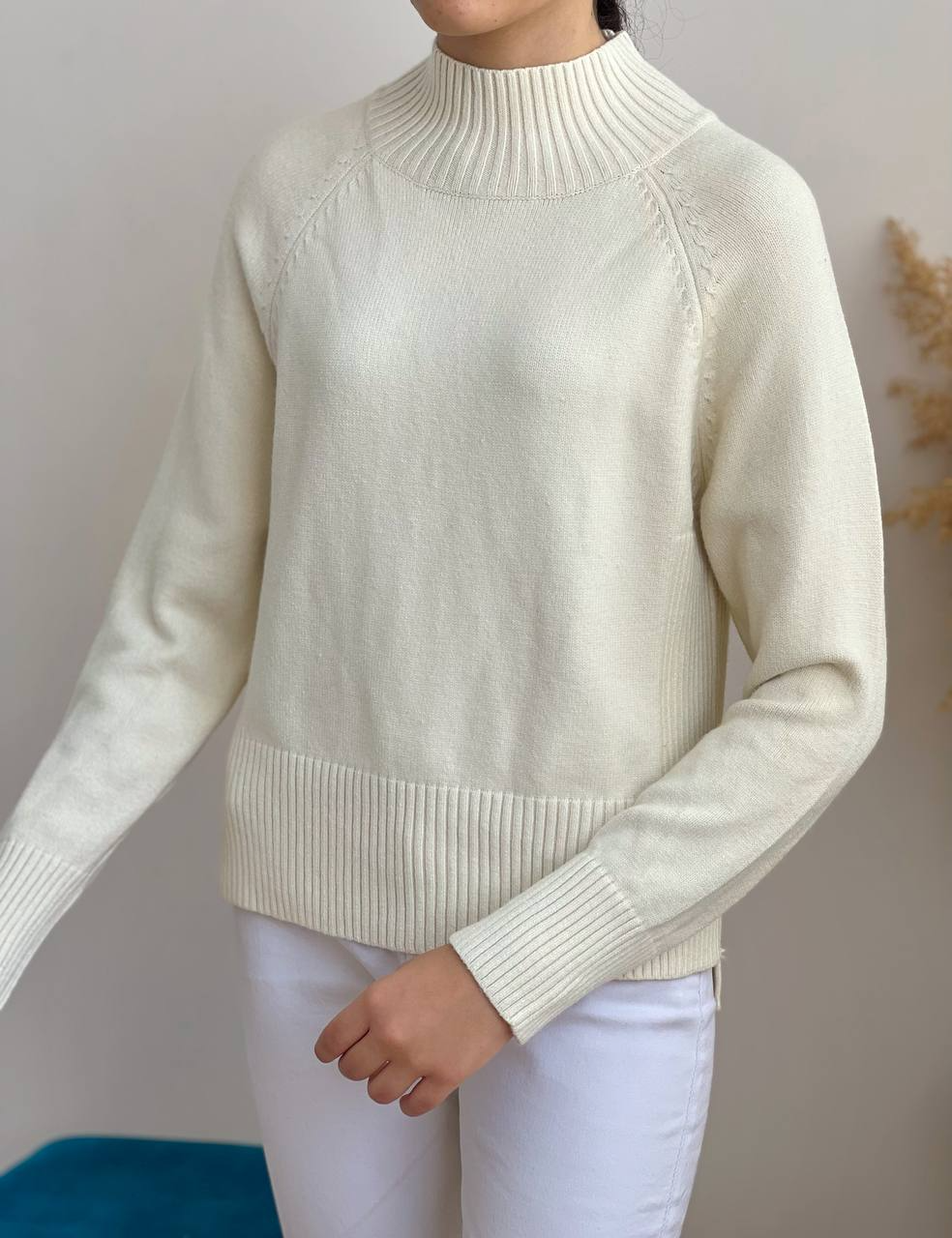 پلیور بافت یقه سه سانت بغل چاک کد 2214