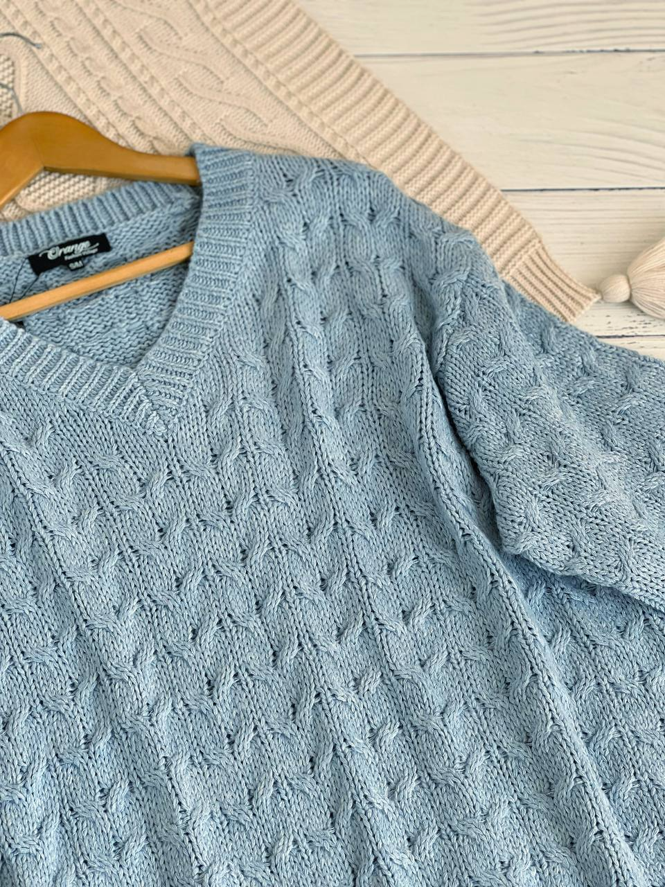 پلیور بافت زنجیری یقه هفت کد 2220