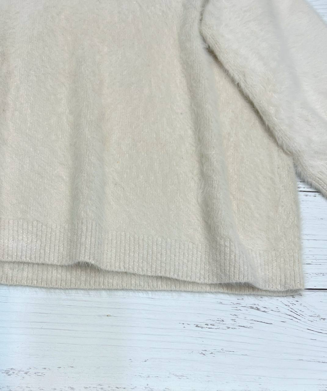 پلیور بافت موهر دار یقه هفت کد 2221