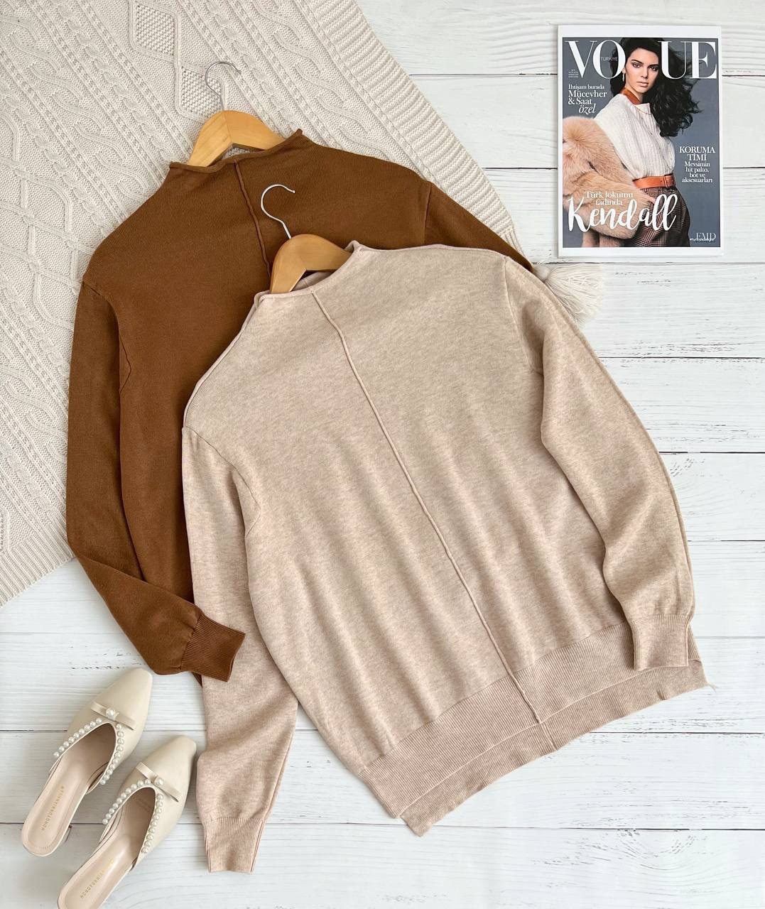 پلیور بافت جلو خط کد 2223