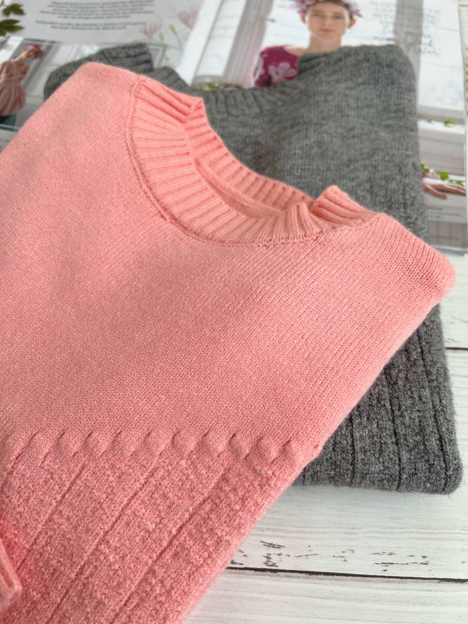 پلیور بافت یقه گرد گپ کد 2228