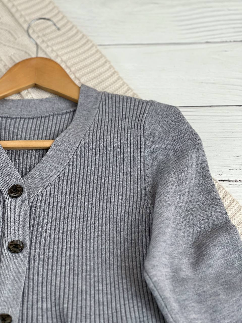 پیراهن بافت عروسکی جلو دکمه کد 2229