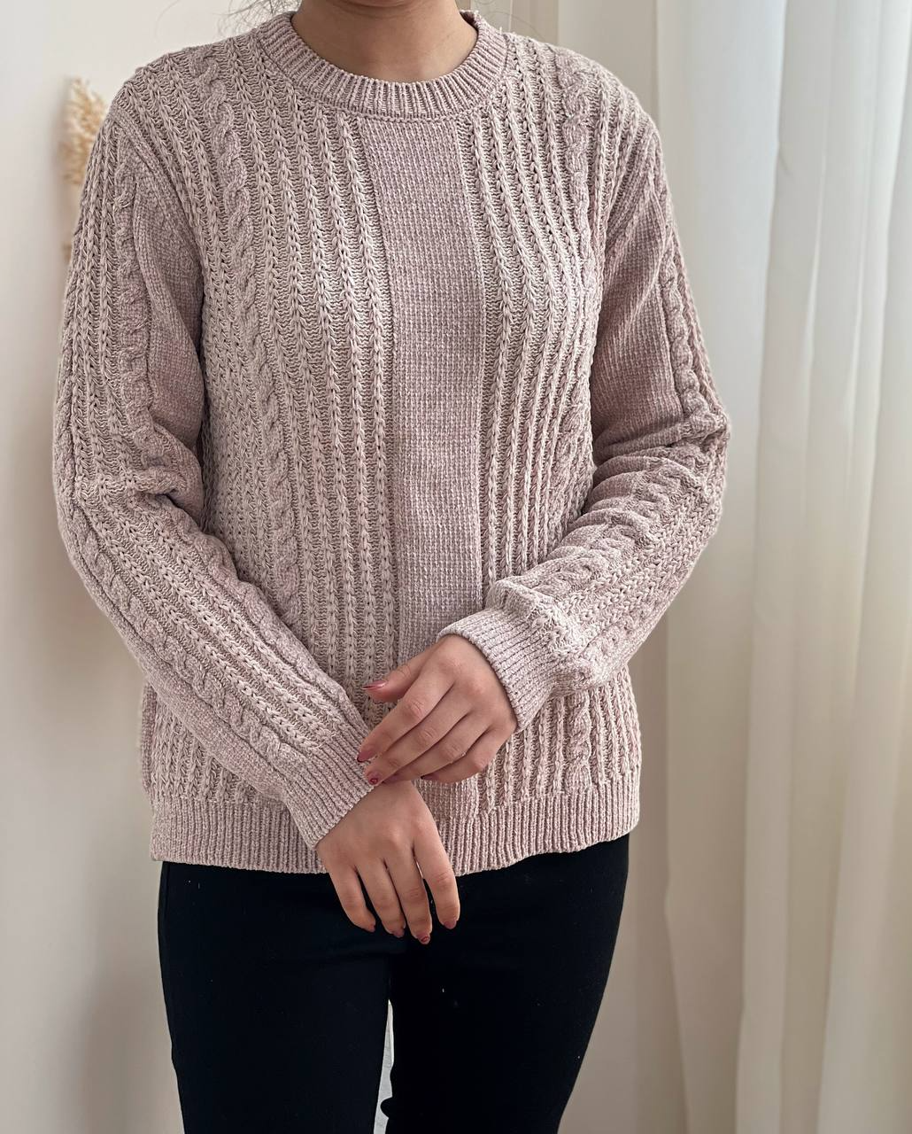 پلیور بافت بافت مخمل کد 2238