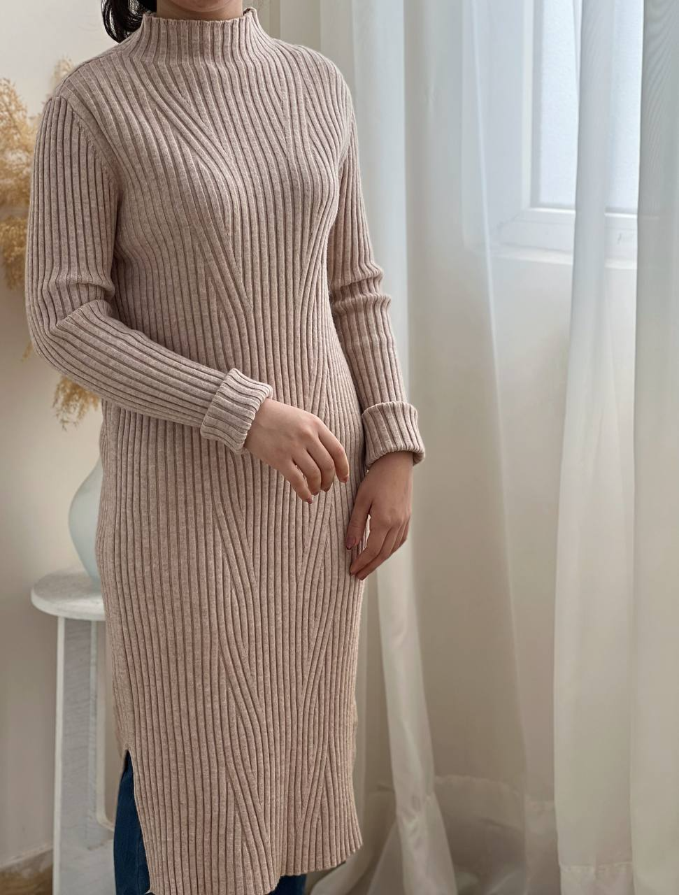 پیراهن بافت بلند کد 2250