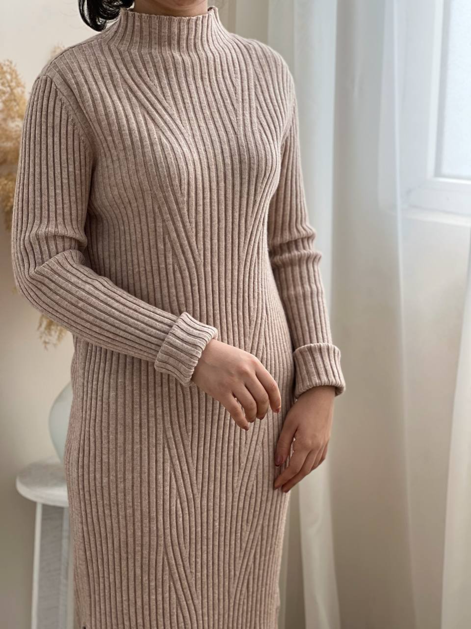 پیراهن بافت بلند کد 2250