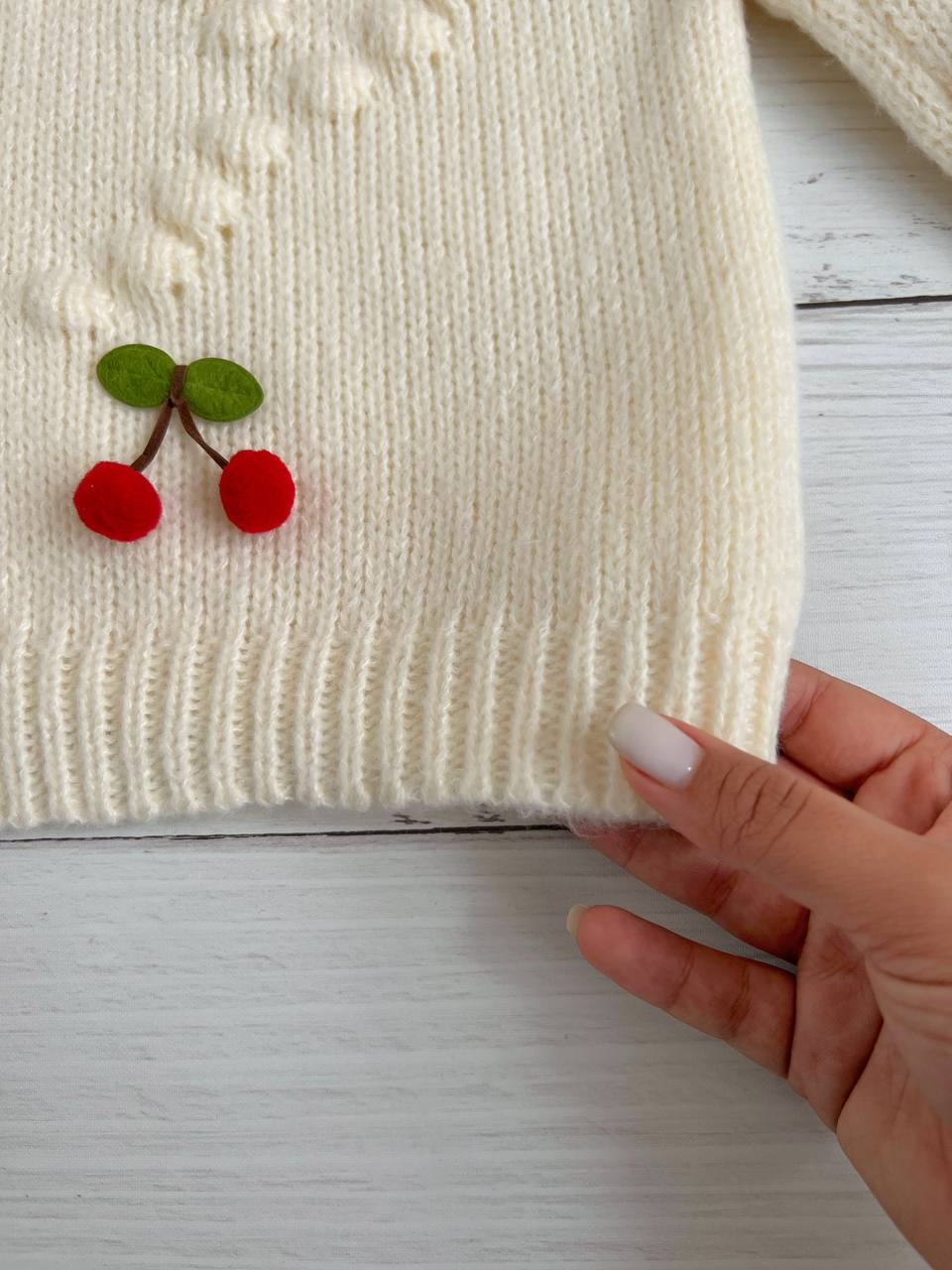 ژاکت بافت آلبالویی کد 2251