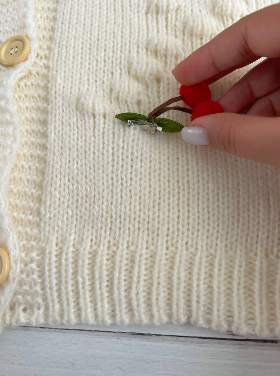 ژاکت بافت آلبالویی کد 2251