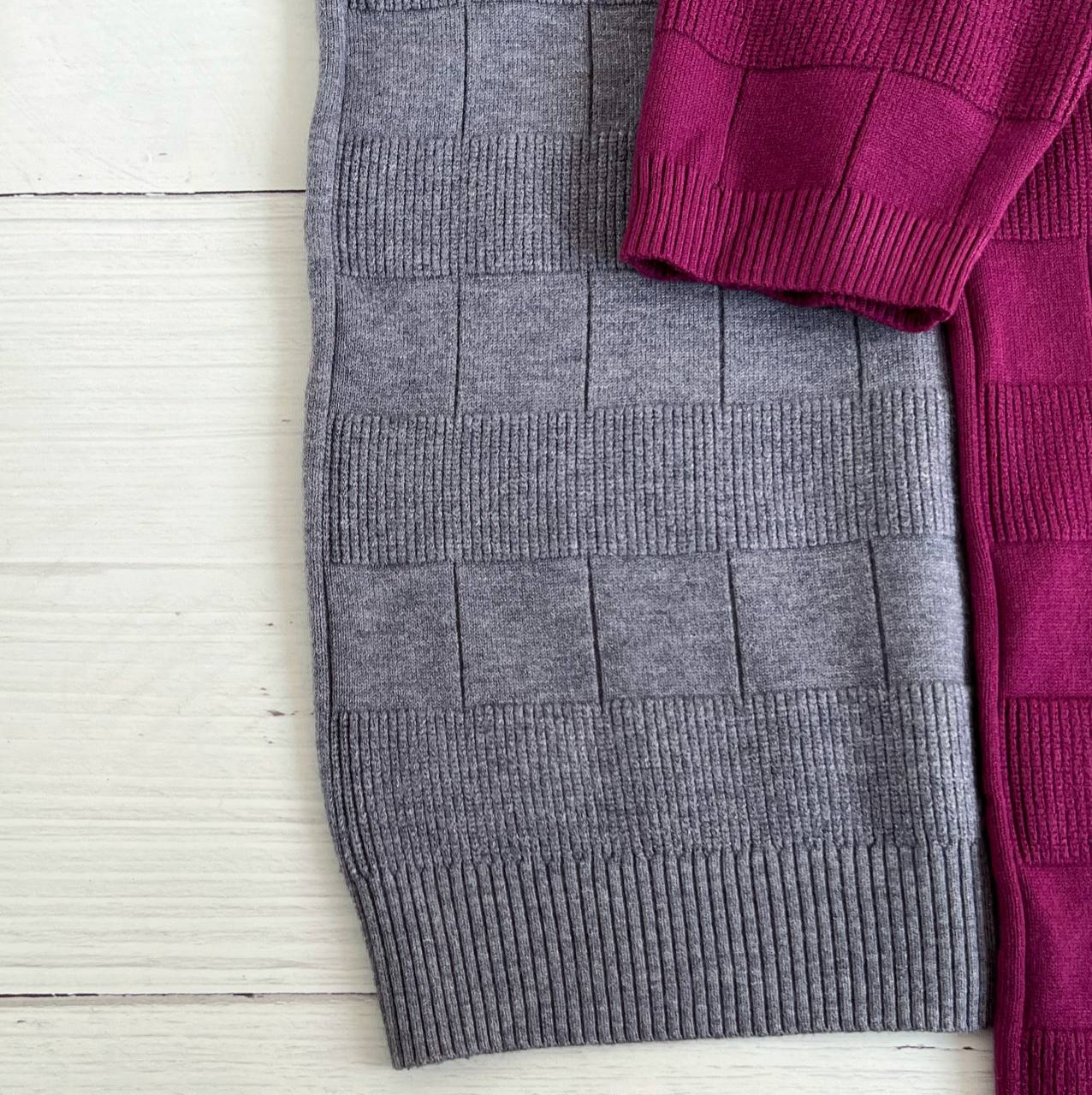 پیراهن بافت آستین سه ربع کد 2252