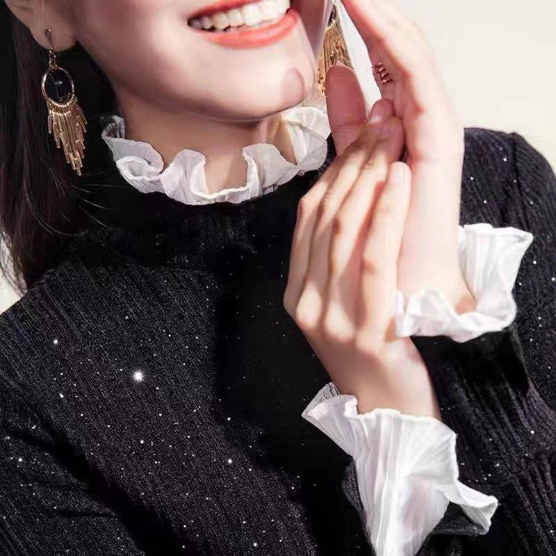 بلوز بافت اکلیل دار کد 2253