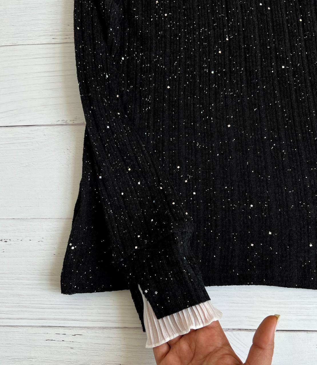 بلوز بافت اکلیل دار کد 2253