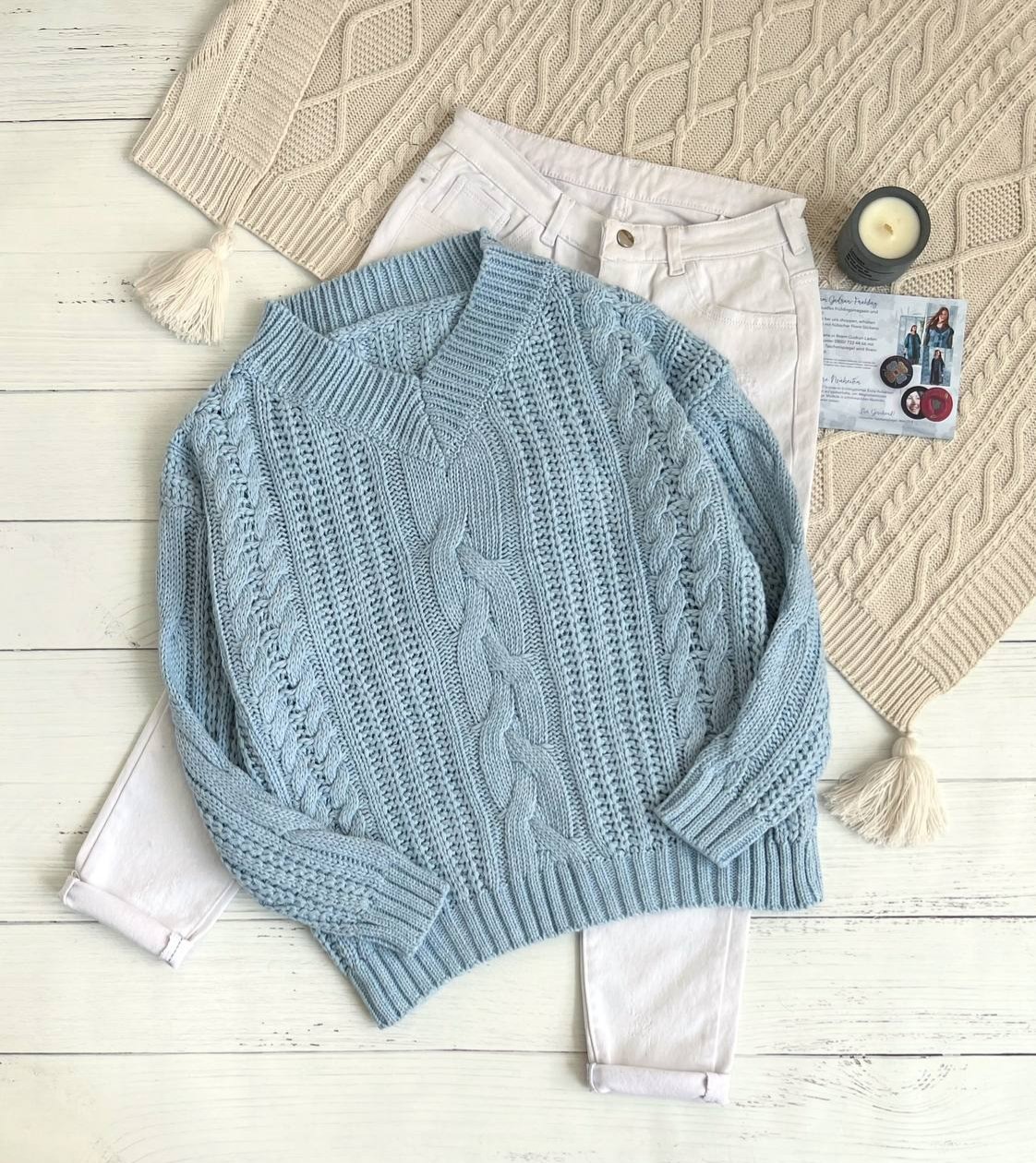 پلیور بافت زنجیری دانه درشت کد 2256