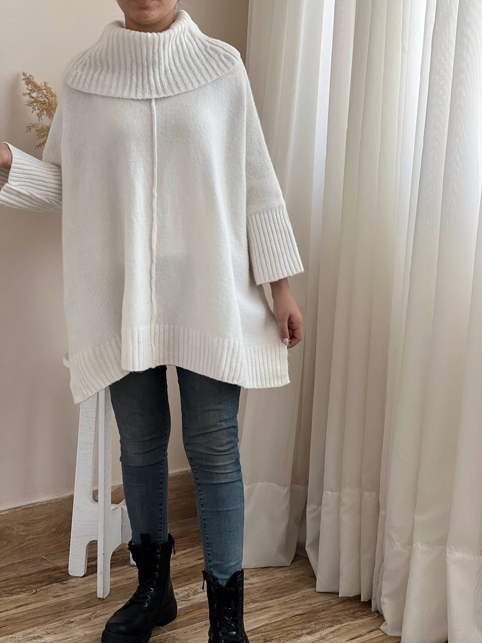 مانتو بافت استین کیمونو کد 2259