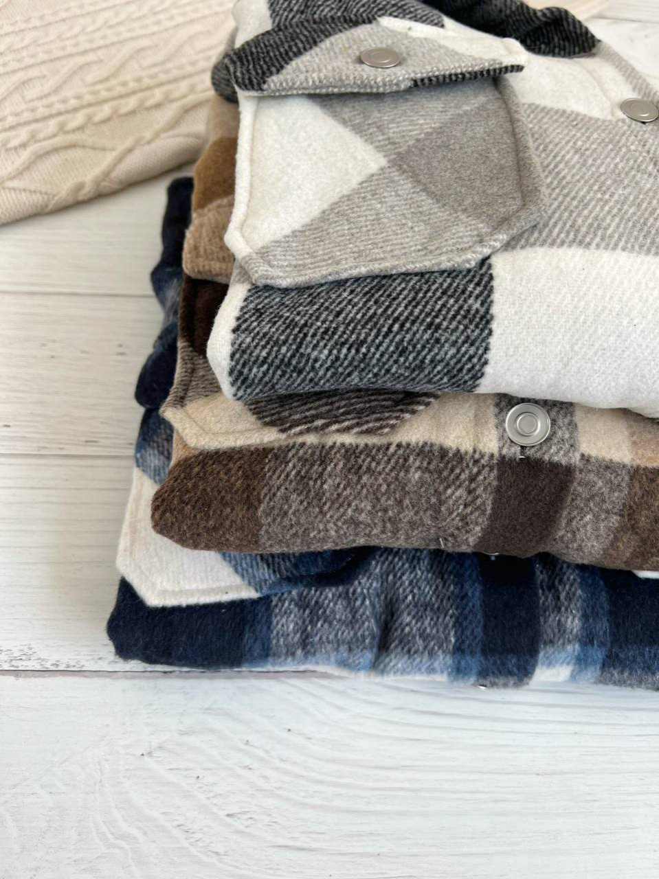 شکت چهارخونه پشمی کد 2266