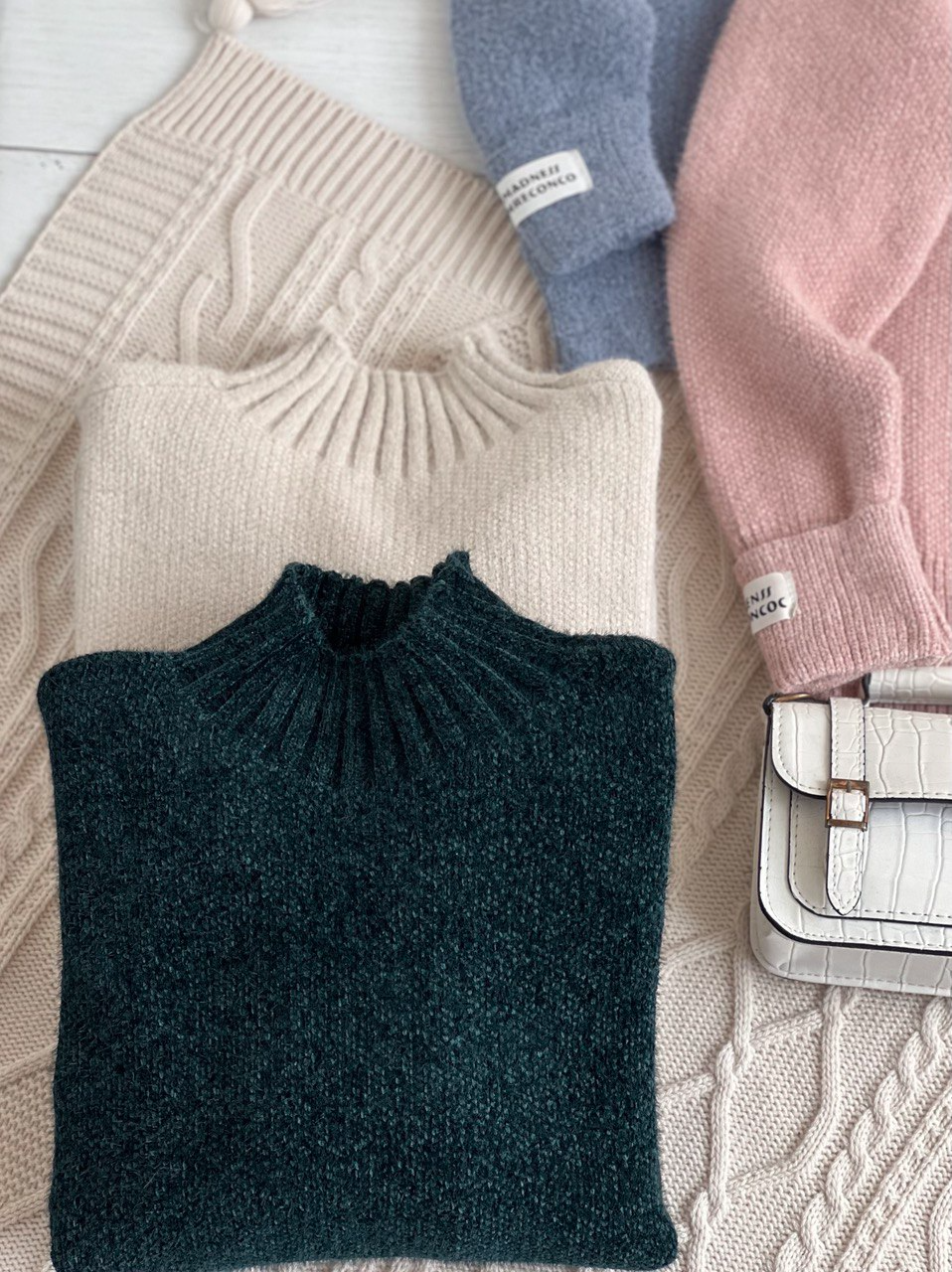 پلیور بافت مخمل گرم بالا کد 2269