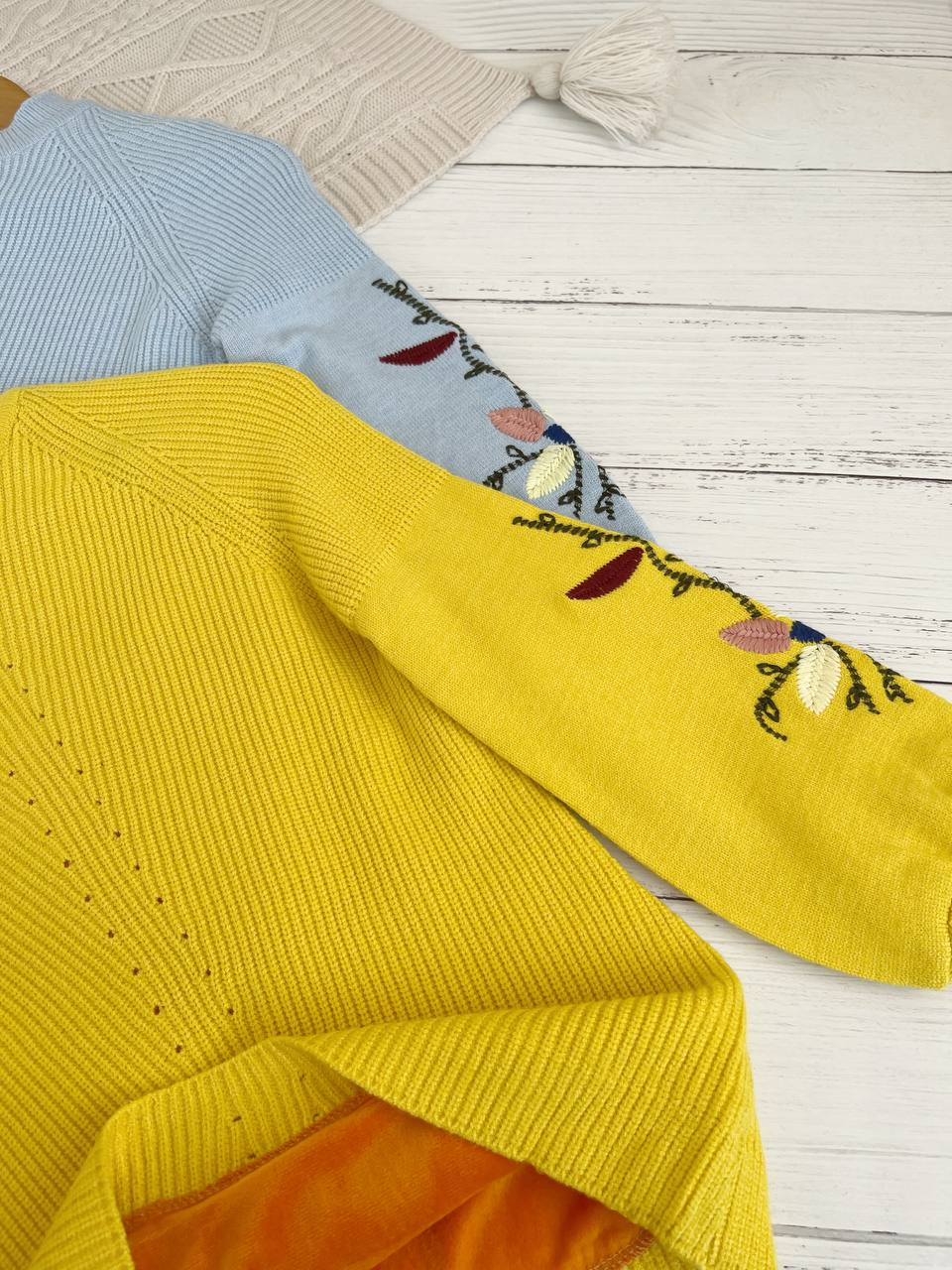 پلیور بافت آستر مخمل گلدوزی کد 2274