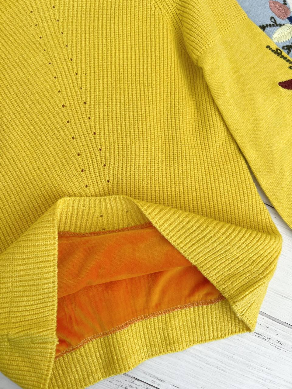 پلیور بافت آستر مخمل گلدوزی کد 2274