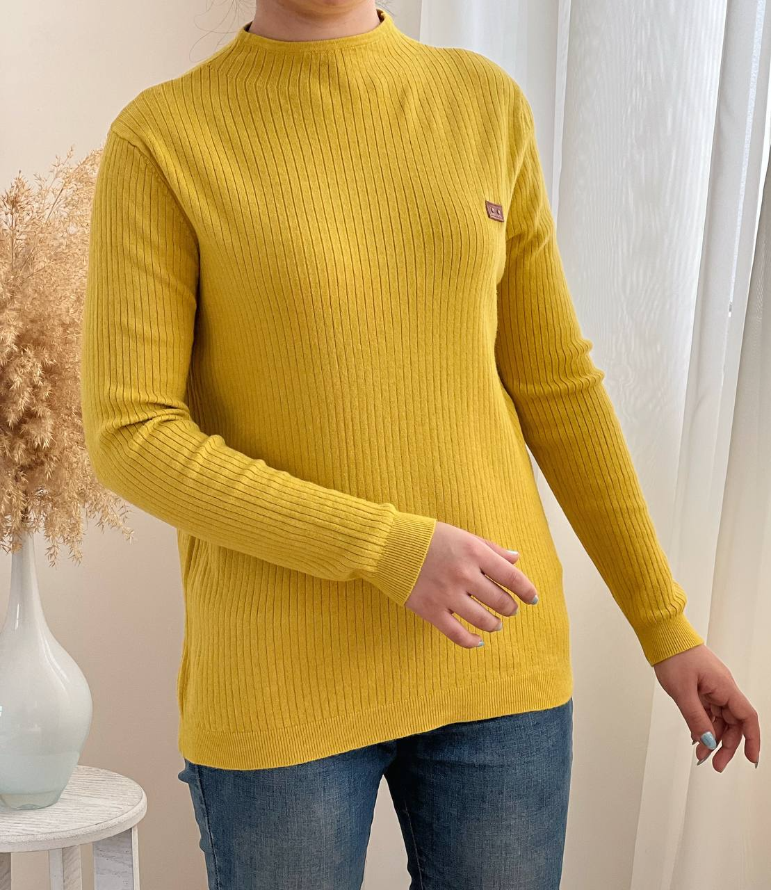 پلیور بافت یقه ایستاده کد 2275