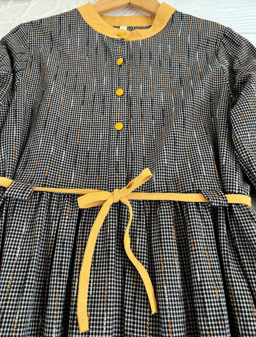 پیراهن کنف کوک دوزی کد 2276