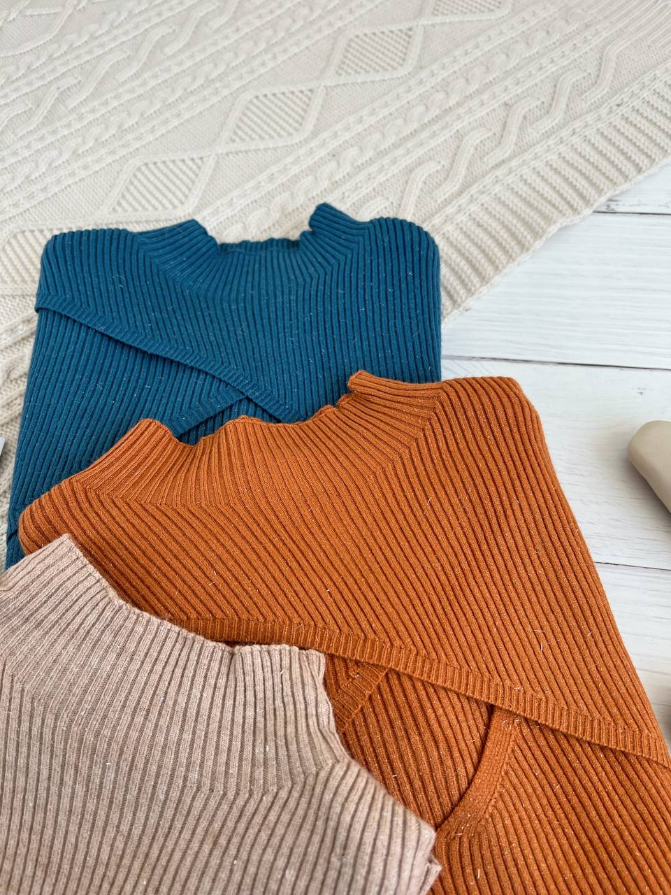 پلیور بافت لمه دار کد2277