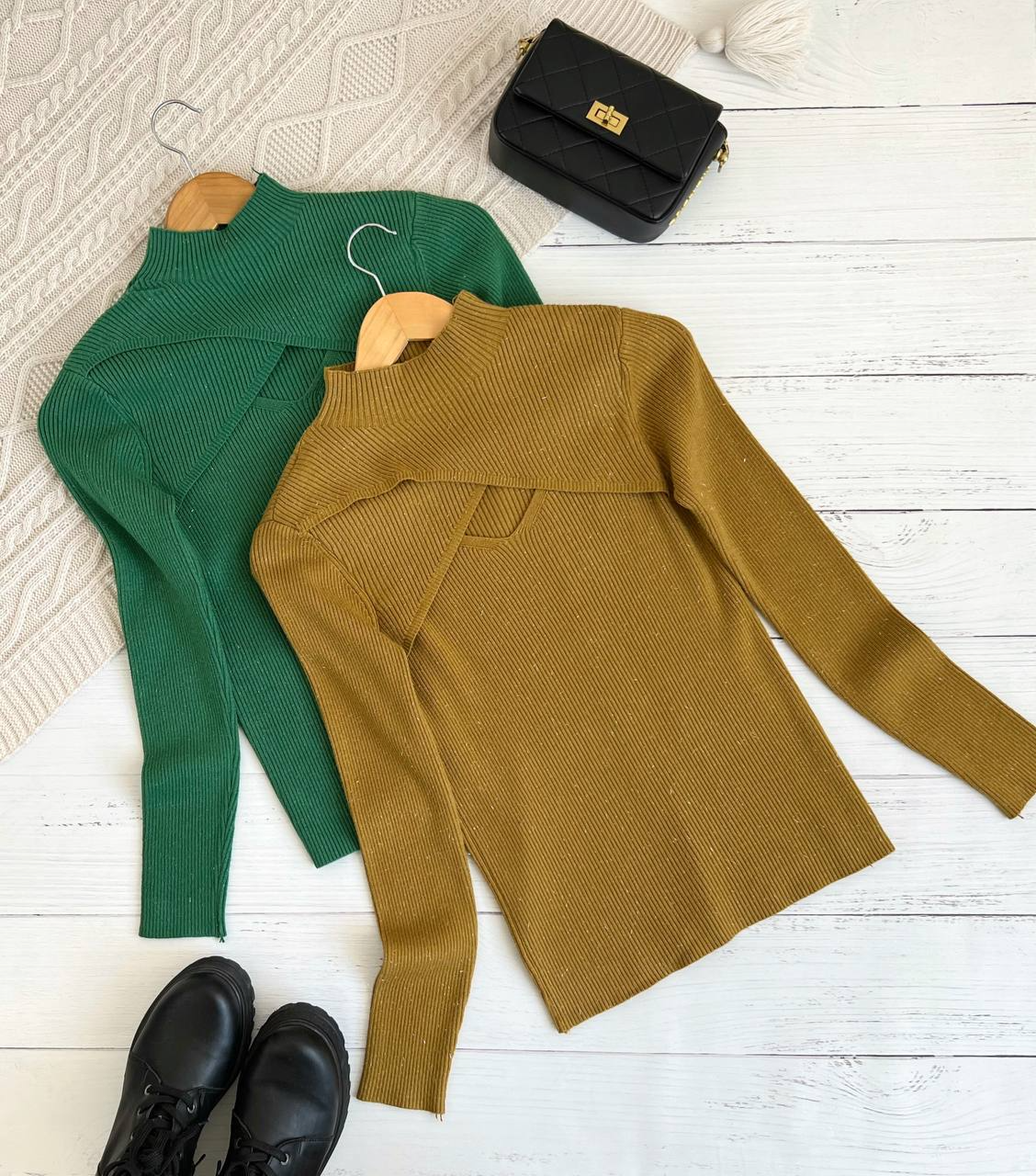 پلیور بافت لمه دار کد2277