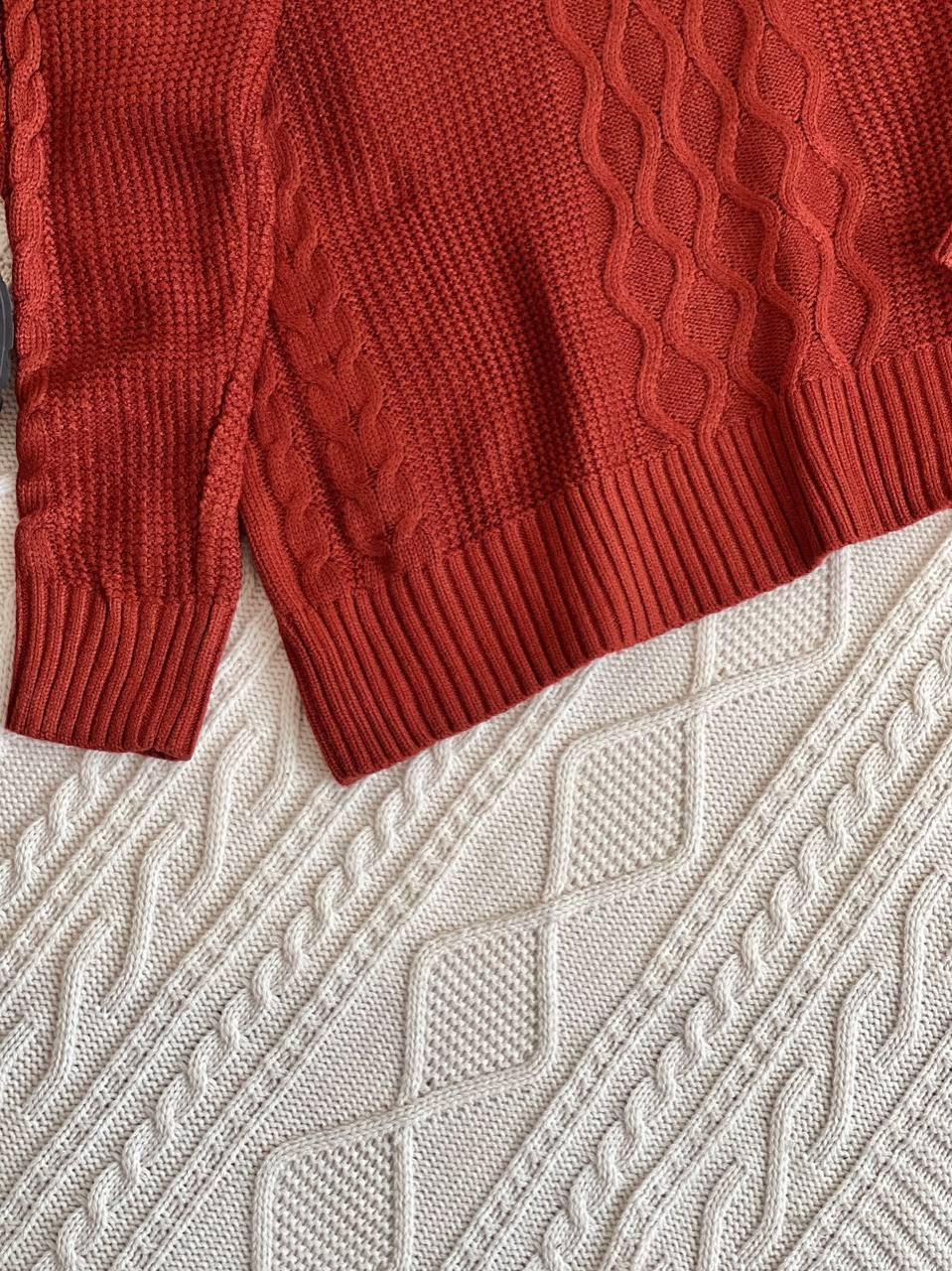 پلیور بافت یقه اسکی کد 2280