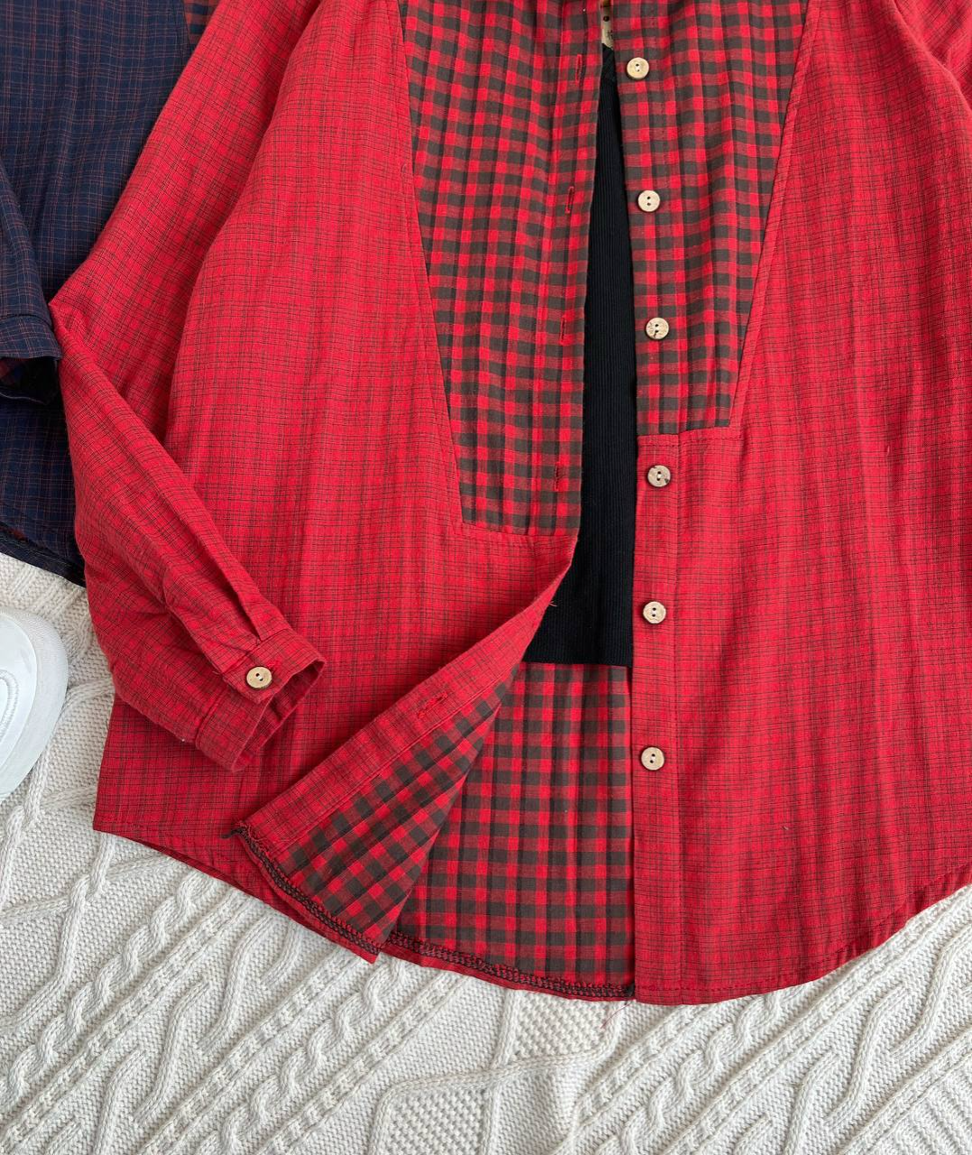 شومیز نخ دو لایه کد 2285