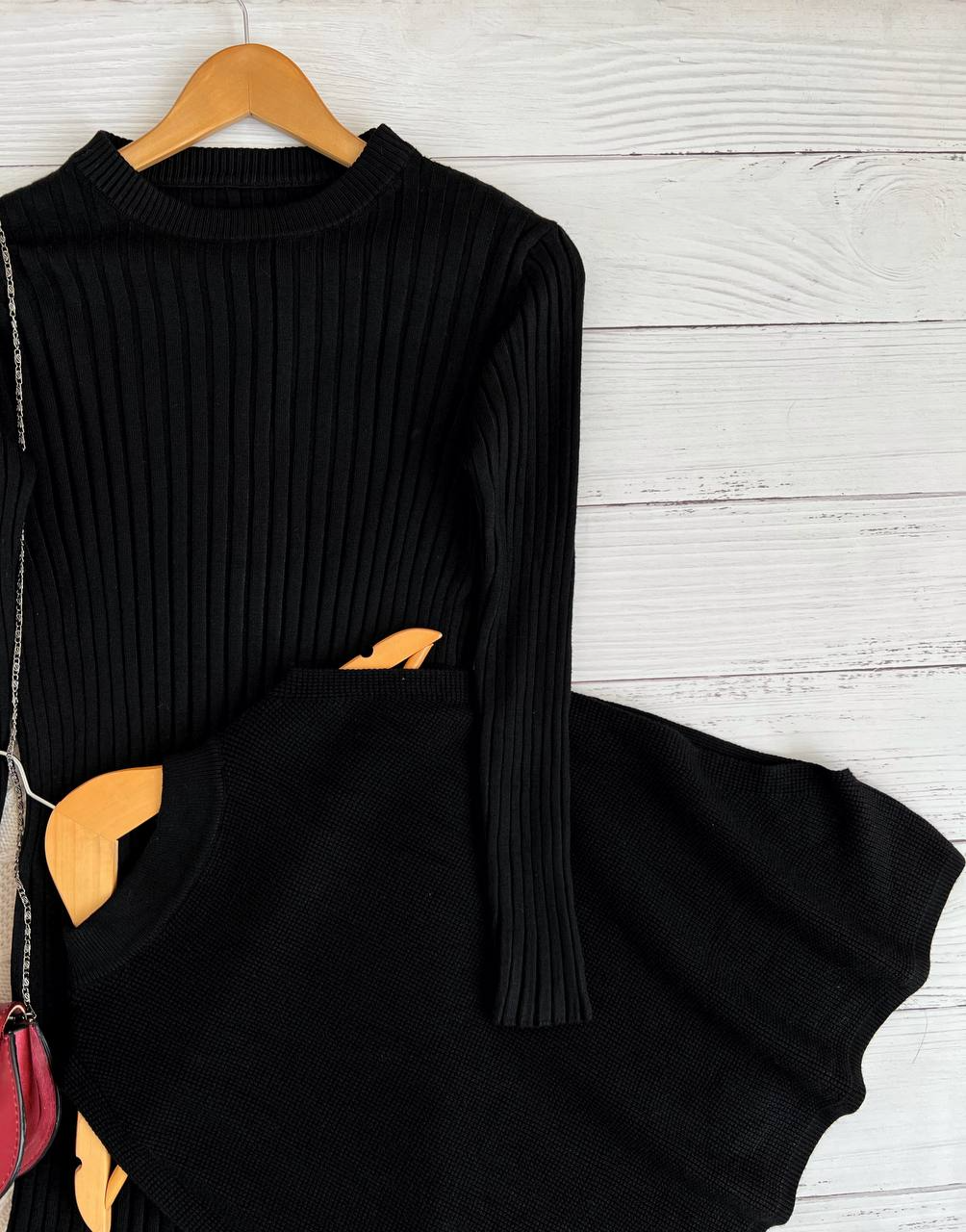 ست پیراهن و جلیقه بافت کد 2288