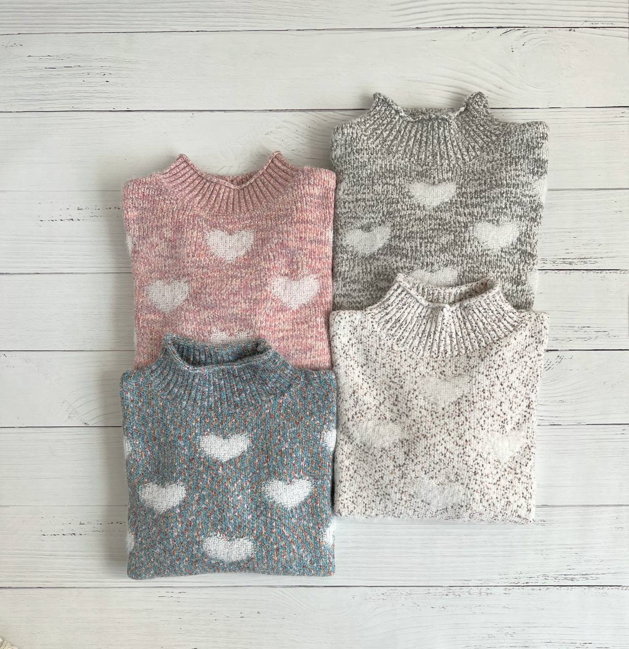 پلیور بافت قلب گرم بالا کد 2289