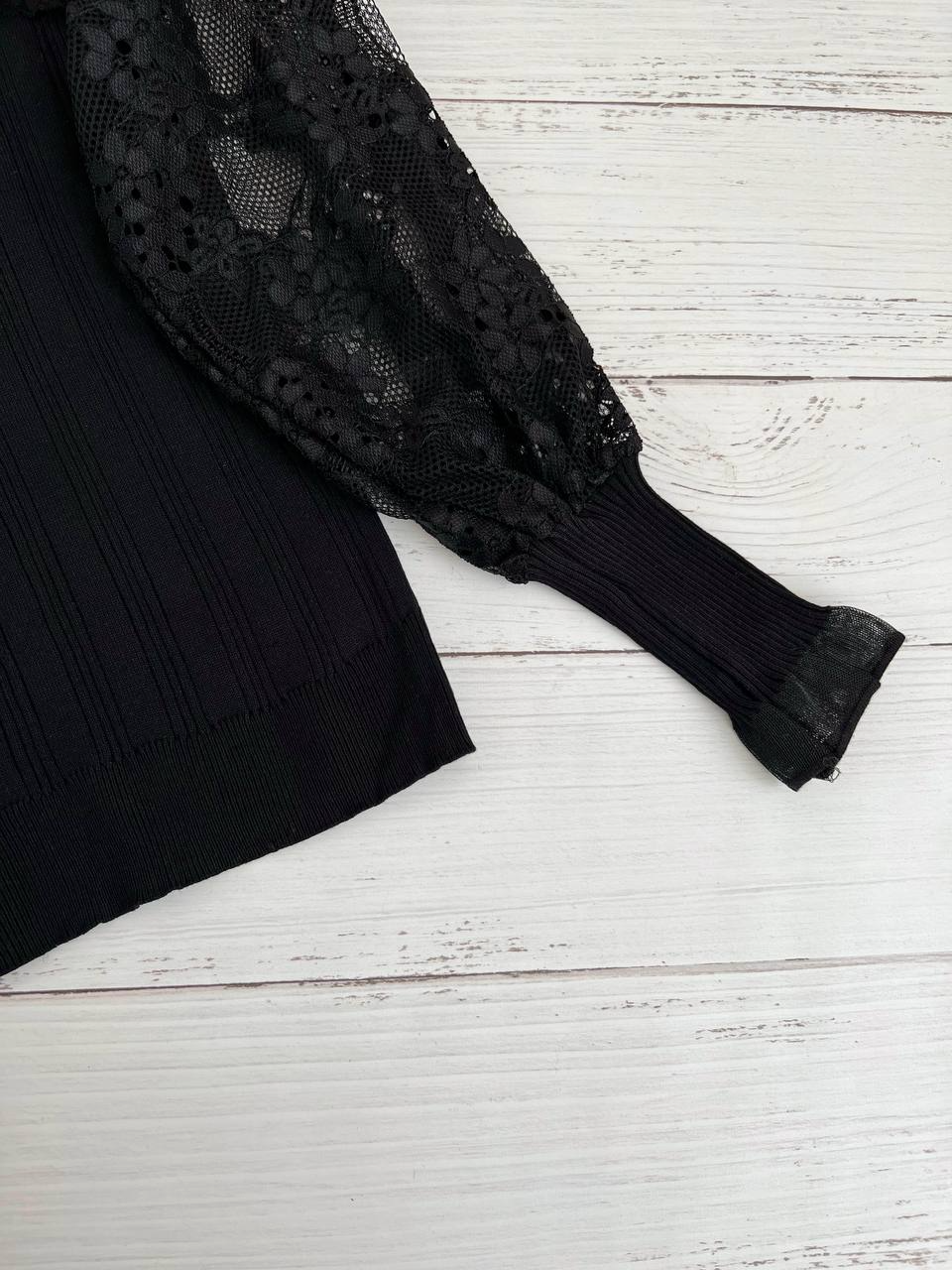 بلوز بافت بالا تنه گیپور کد 2302