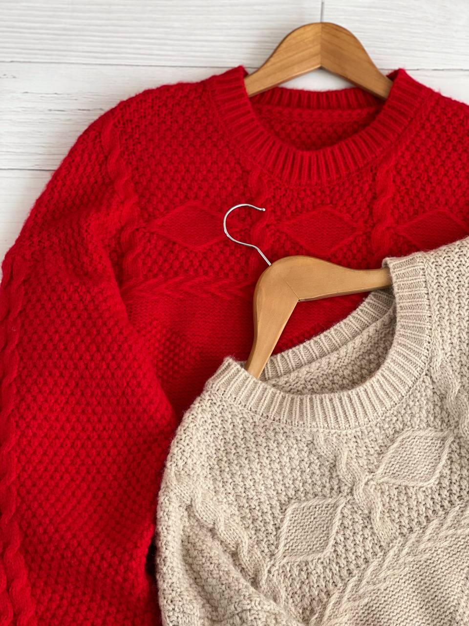 پلیور بافت قواره آزاد زنجیری کد 2305