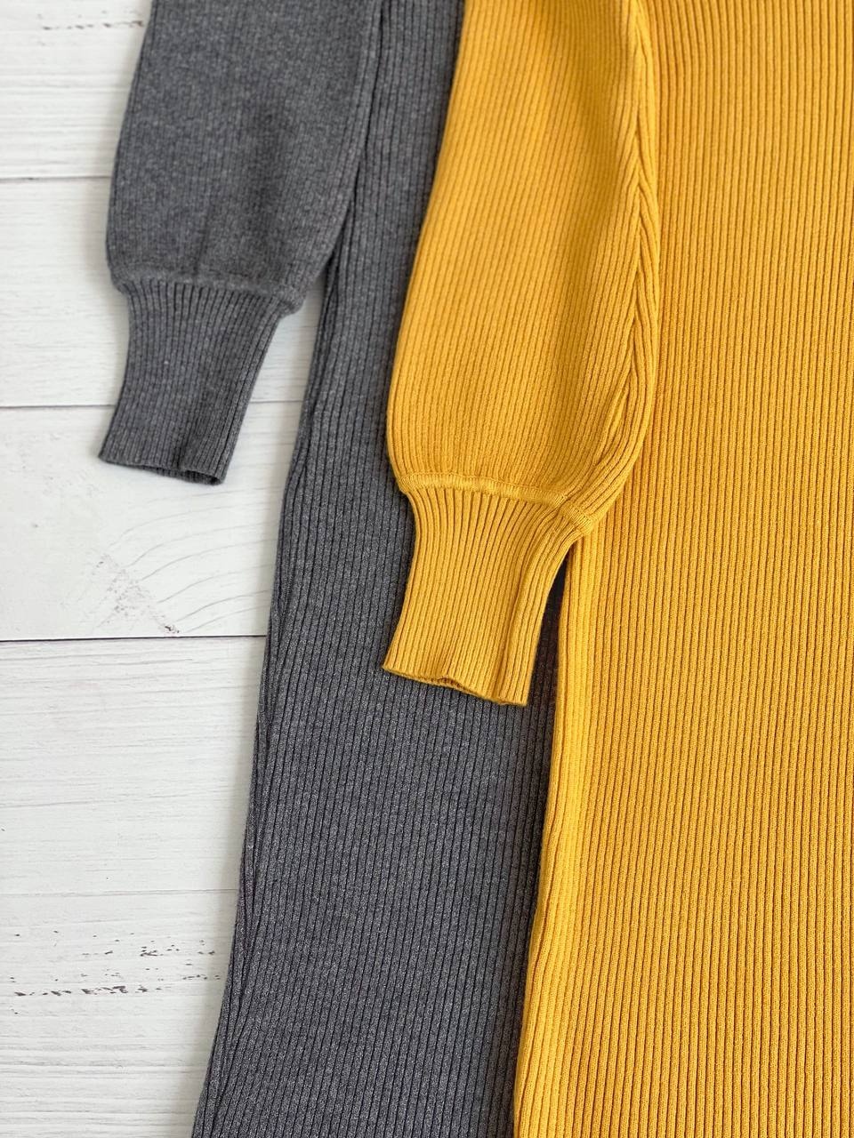 پیراهن بافت آستین مچی کد 2312