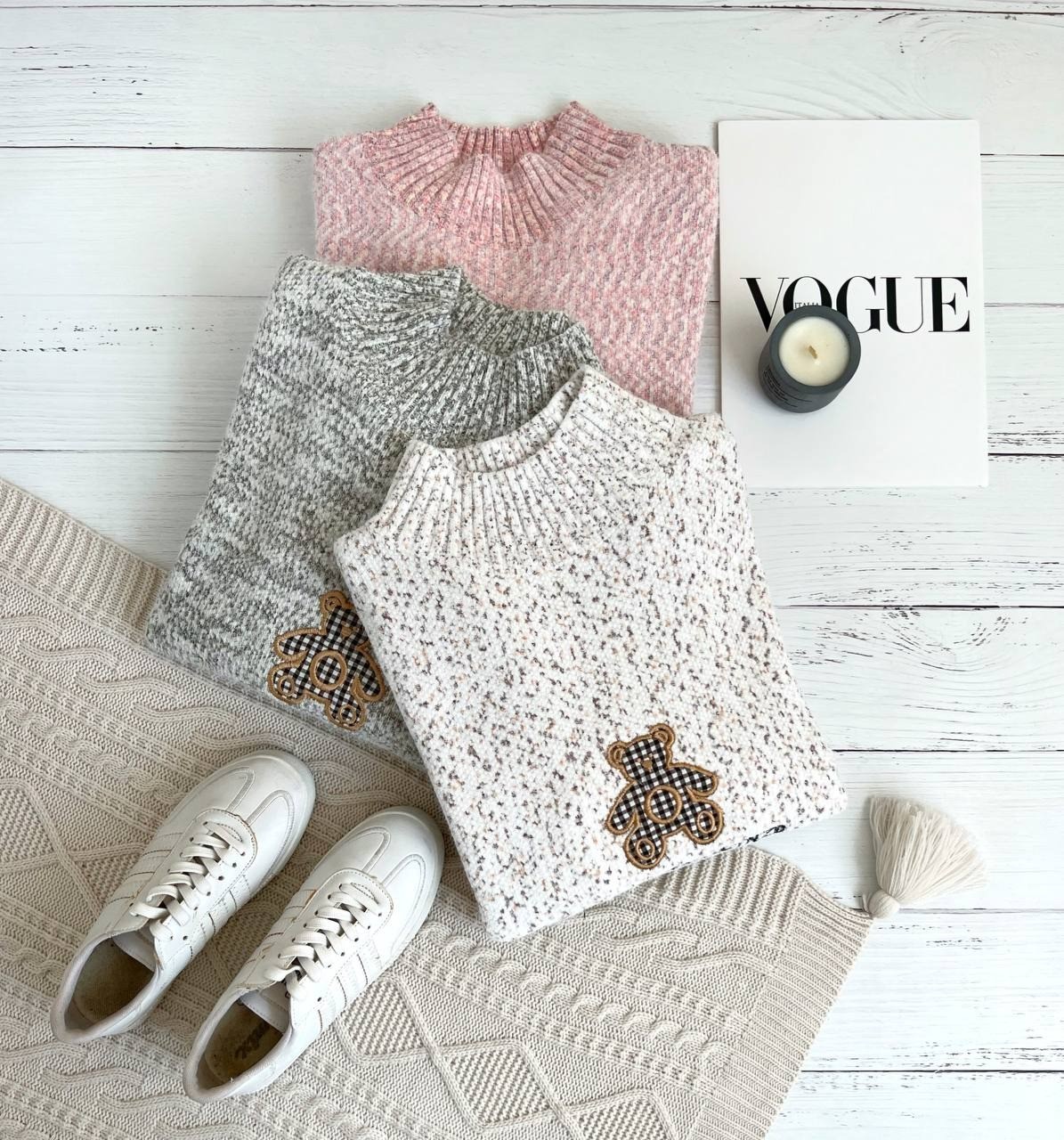 پلیور بافت خرسی مخمل کد 2328