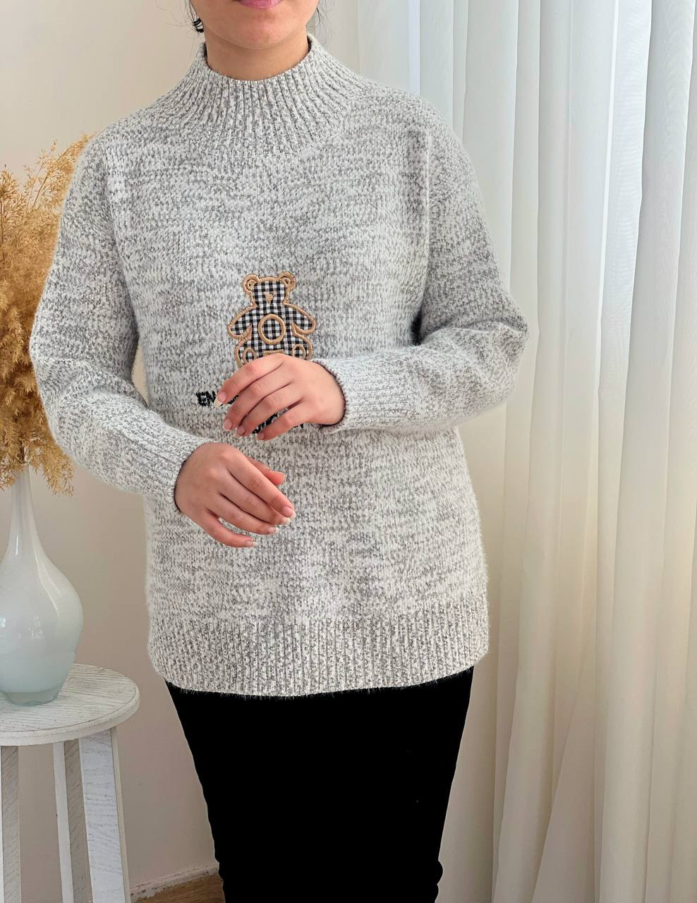 پلیور بافت خرسی مخمل کد 2328