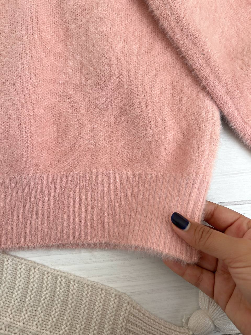 پلیور بافت موهر ساده کد 2329