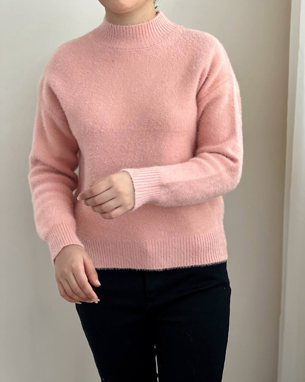 پلیور بافت موهر ساده کد 2329