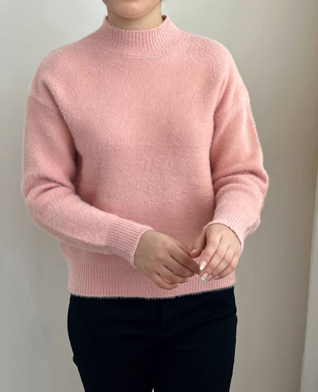 پلیور بافت موهر ساده کد 2329