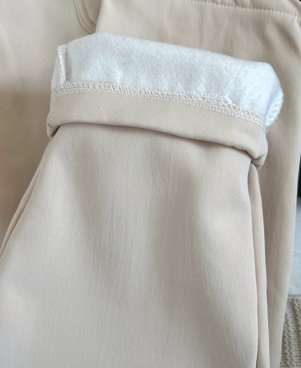 شلوار کتان خزدار کد 2336