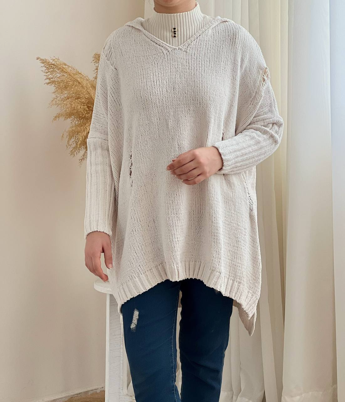 مانتو بافت زاپدار کد 2337