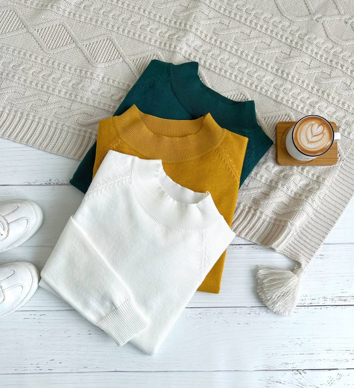 پلیور بافت ساده بغل چاک کد 2340