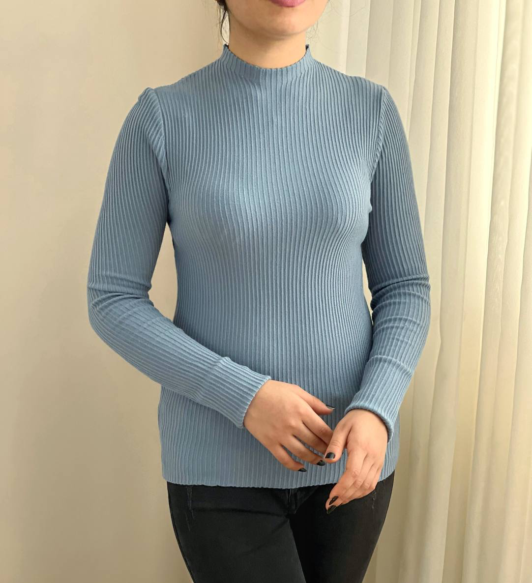 پلیور بافت کبریتی کد 2346