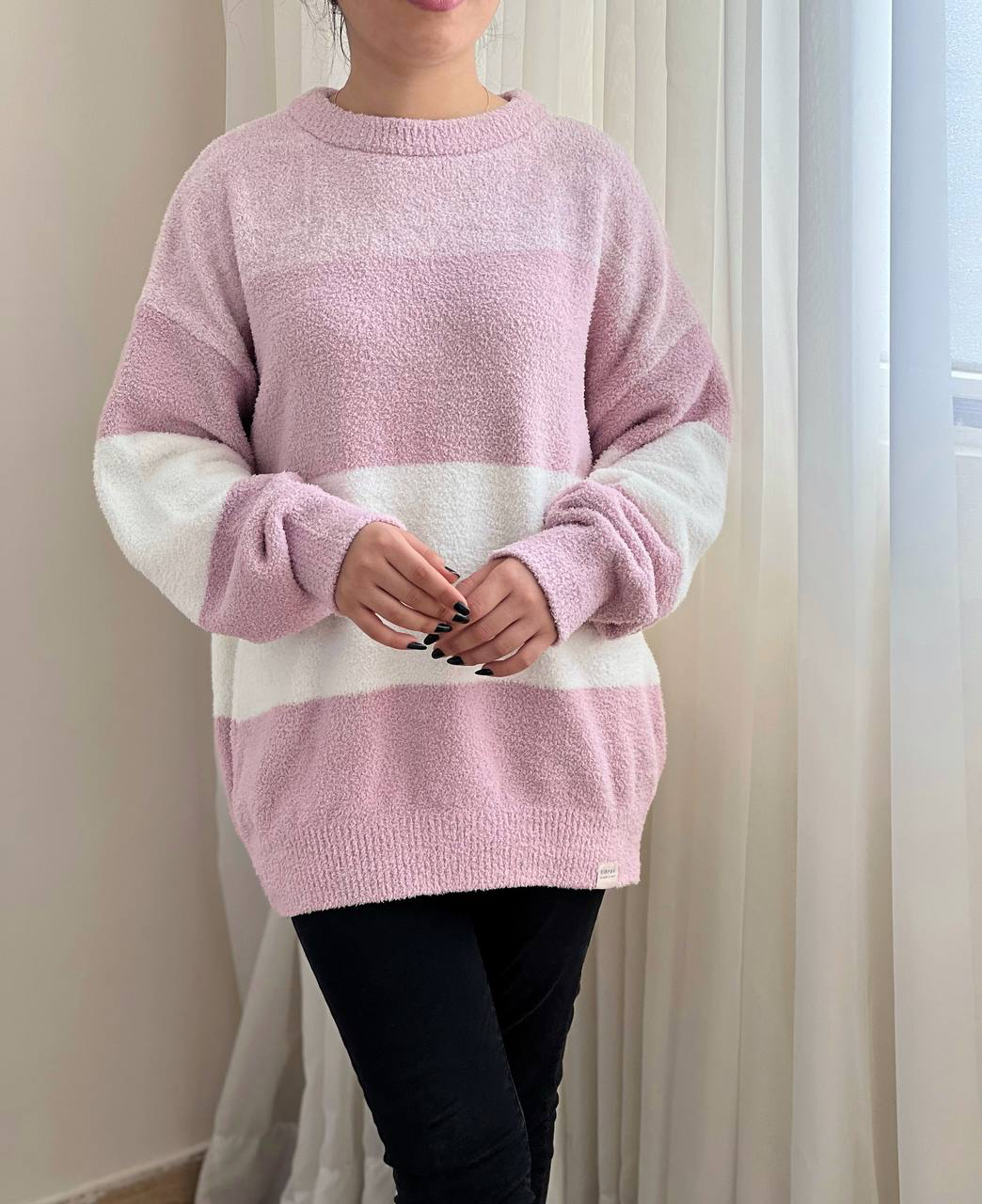 پلیور بافت حوله ای کد2347