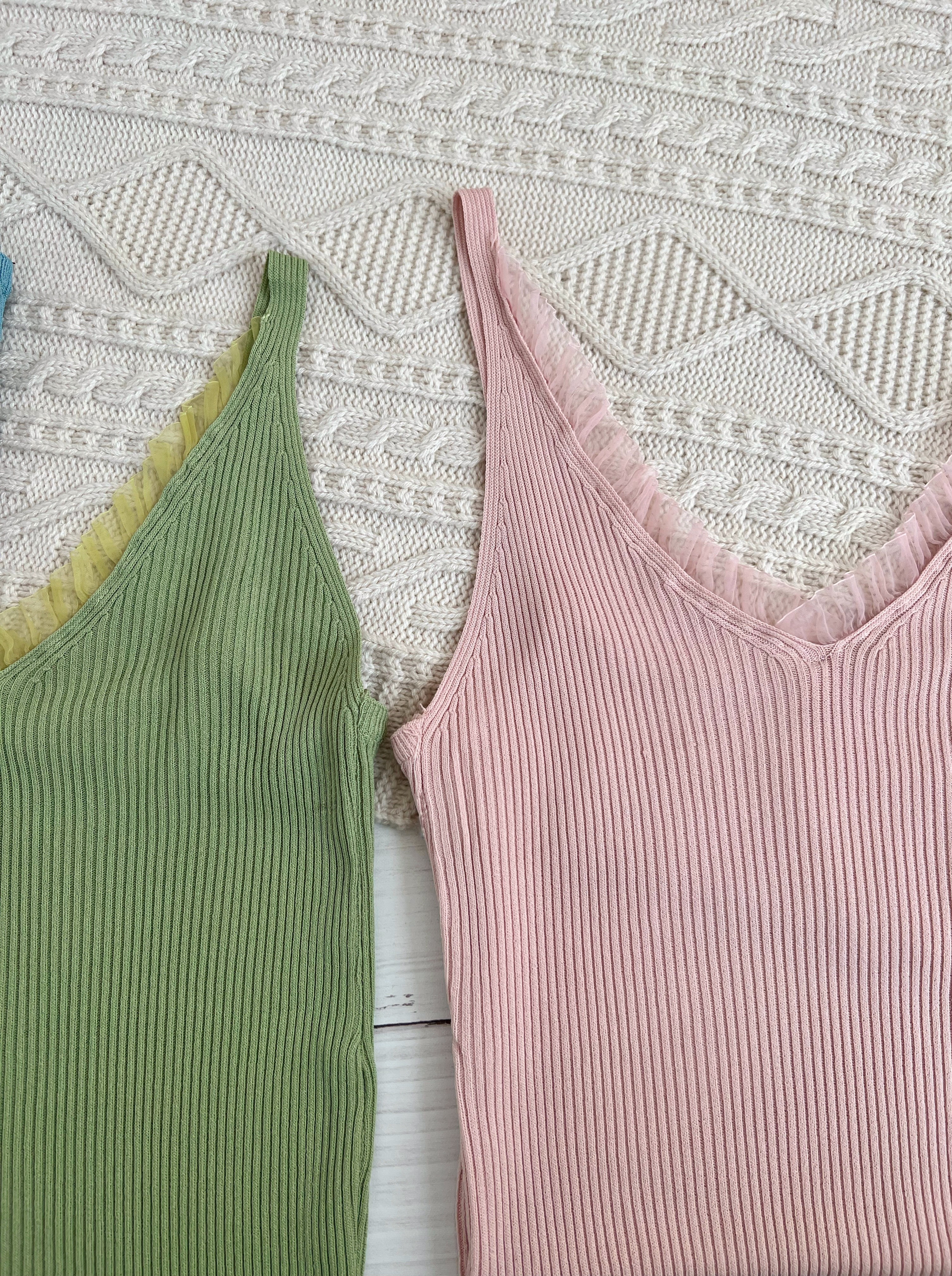 تاپ کبریتی یقه چین دار کد 2357