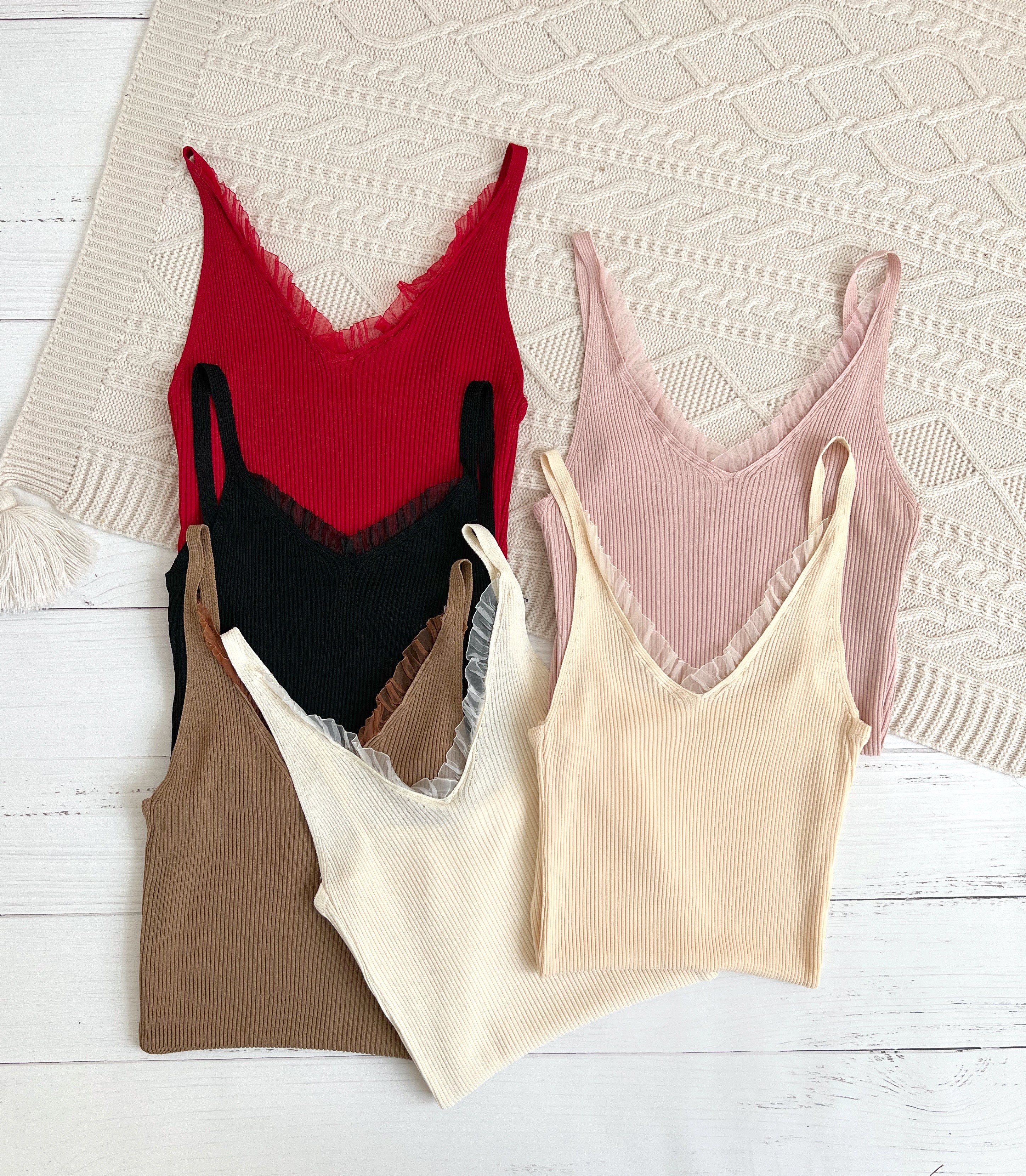 تاپ کبریتی یقه چین دار کد 2357