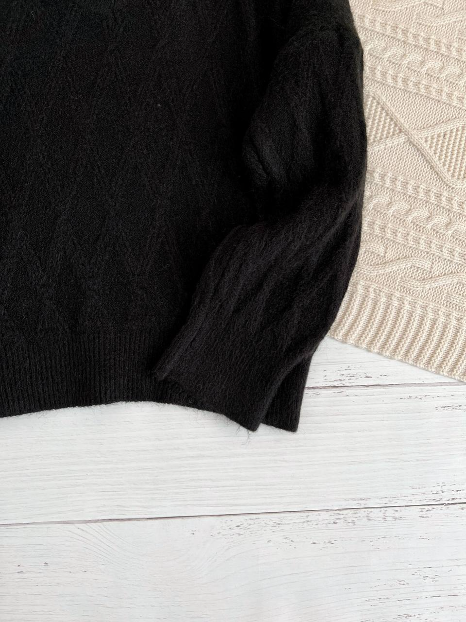 پلیور بافت آستین مچی یقه هفت کد 2359