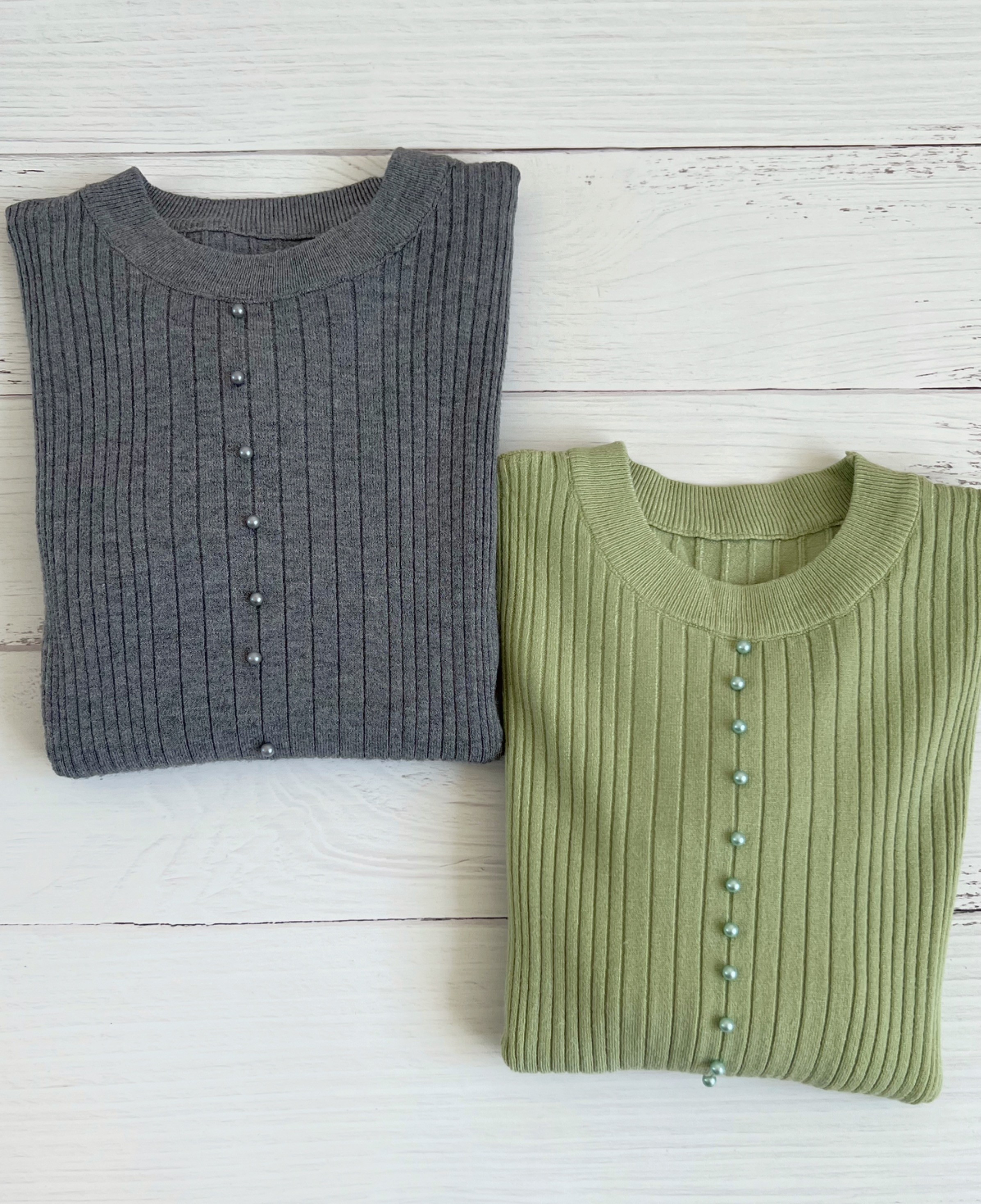 پلیور بافت جلو مروارید گپ کد 2324