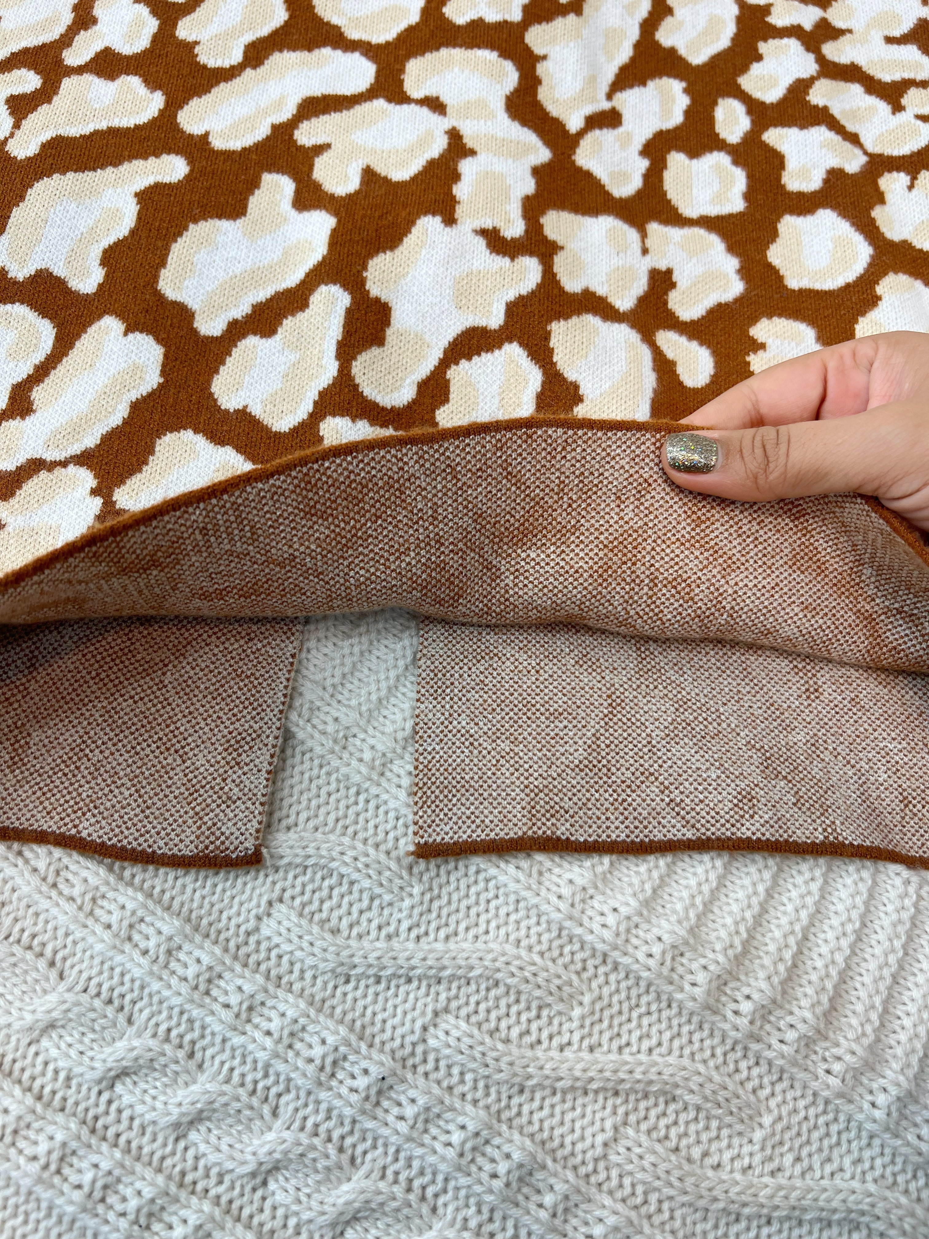 دامن بافت طرحدار کد 2368