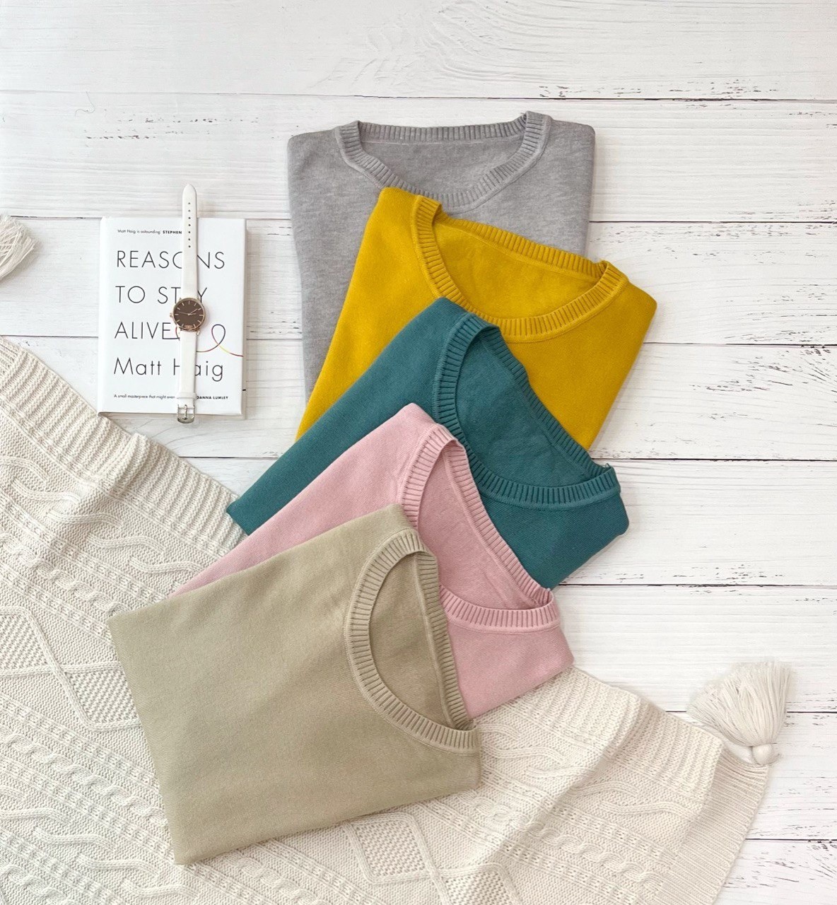 پلیور بافت گپ یقه گرد کد 2369