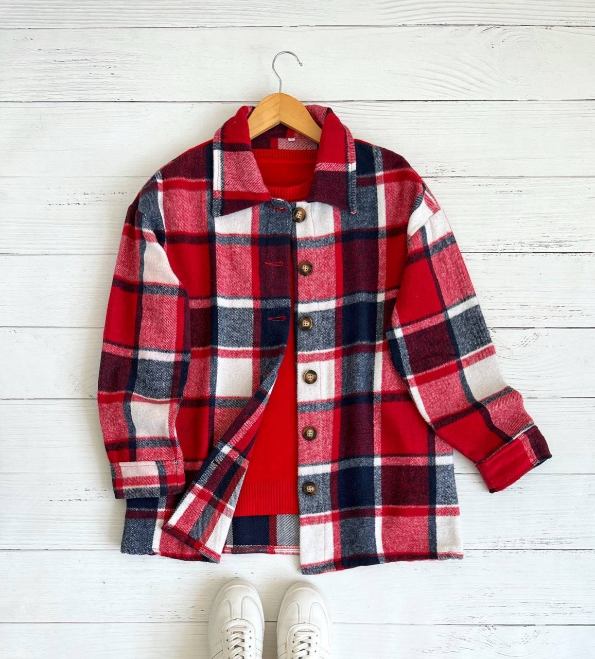 شکت چهارخونه پشمی کد 2372