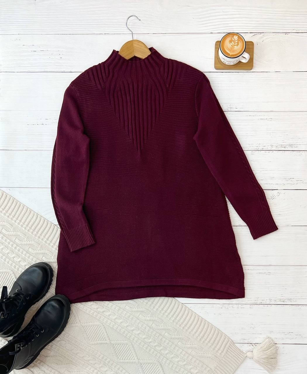 تونیک بافت دو رنگ کد 2373