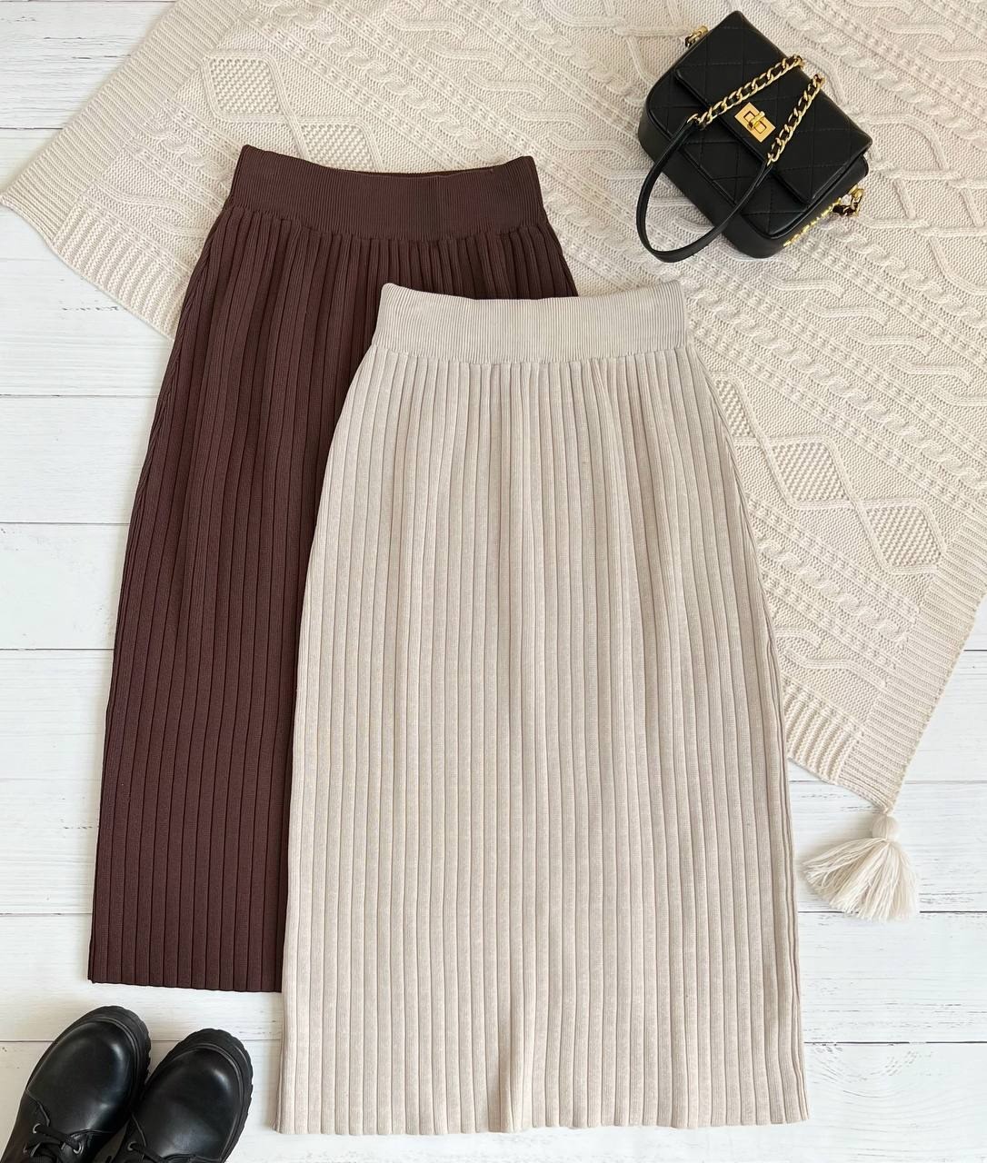 دامن بافت کبریتی کد 2376